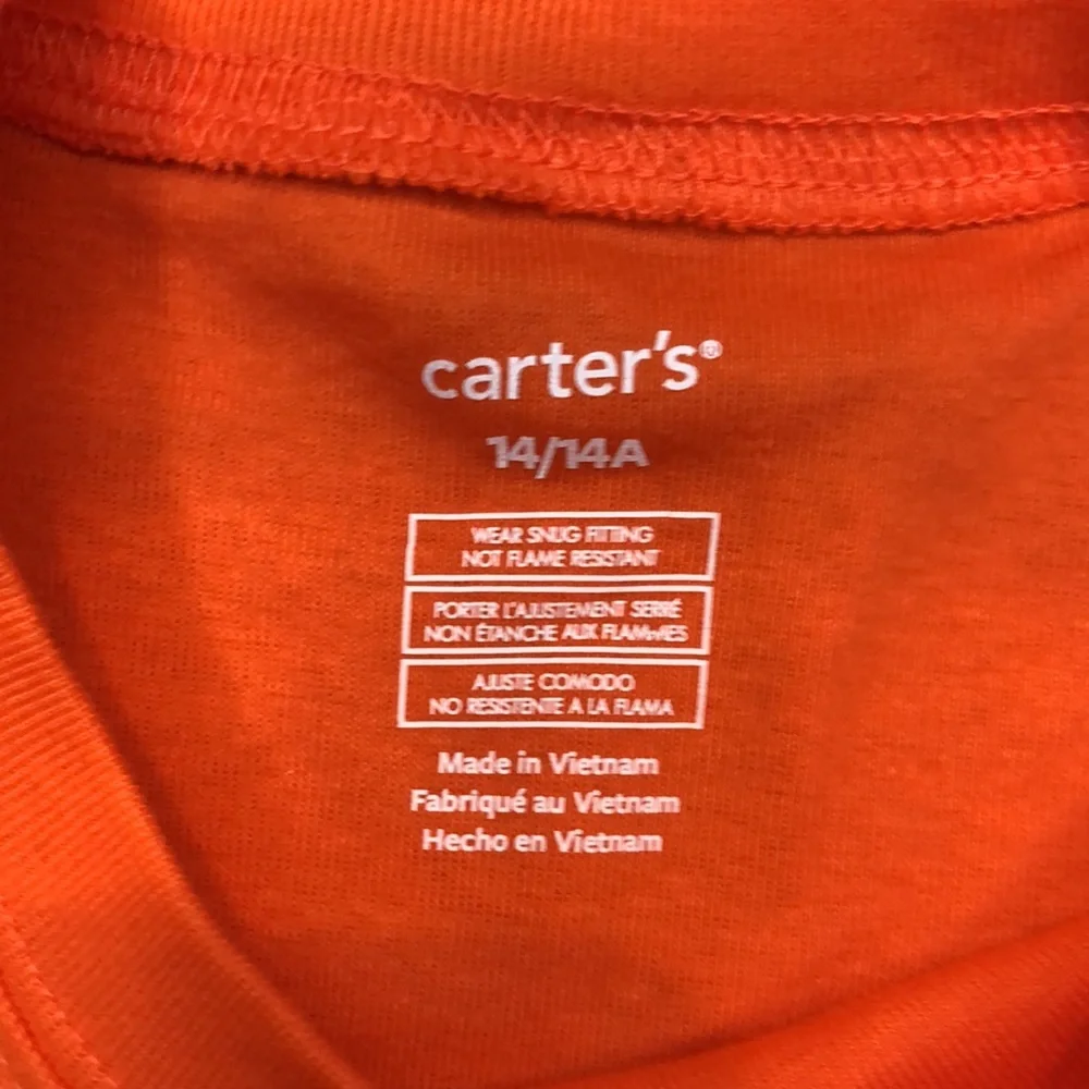 Carters orange game